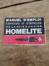 Manuel D'emploi Homelite