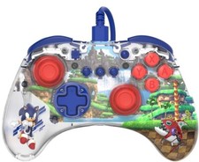Manette Filaire REALMz Sonic Green Hill Zone Nintendo Switch OLED - NEUF