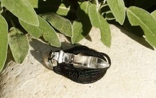 ° PENDENTIF  EGYPTIEN CRISTAL DE ROCHE  PENDULE     THOT RADIESTHESIE ESOTERISME