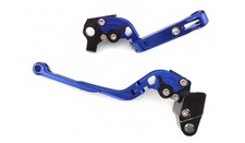 Leviers Frein Avant Arrière Ajustables Repliables FLIP UP Bleu HONDA Integra 700