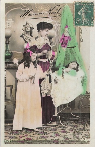 Noel maman petite fille - maman,
