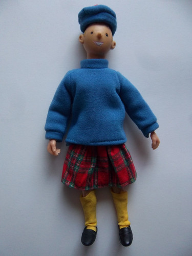 Tintin poupée articulée cgi - tintin,
