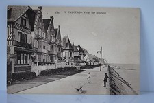 CPA 71 CABOURG VILLAS SUR LA DIGUE 22/08/1929 (E28)