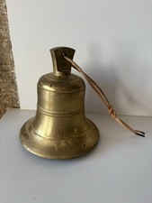 Grosse Cloche Sonnaille En Laiton Déco art populaire Collection Chalet