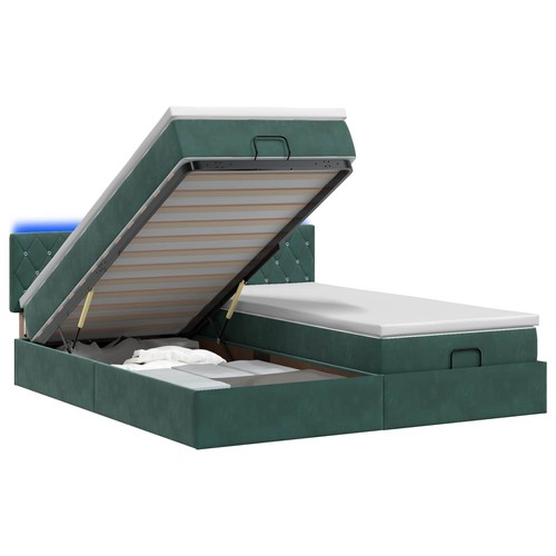 Lit coffre avec matelas - , led
