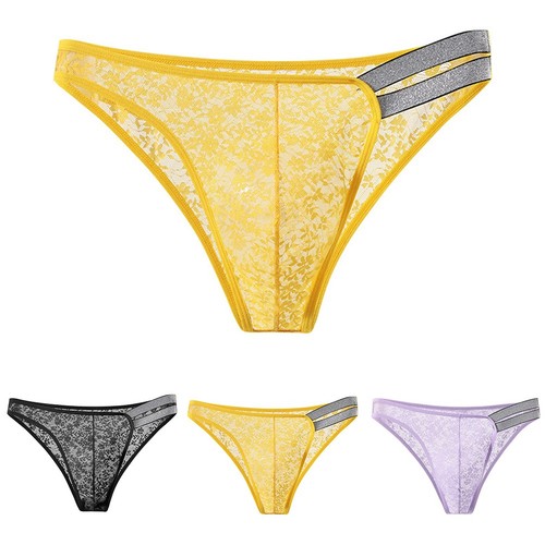 Slip transparent homme