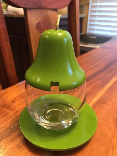 Vintage SERV WOOD Sugar Bowl