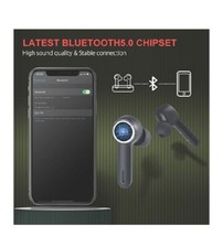 True Wireless Earbuds with Microphones Bluetooth5.0 in-Ear Headphones 