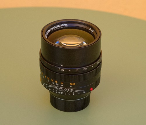 Objectif leica noctilux - ,