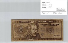 BILLET USA - 20 DOLLARS - 1999