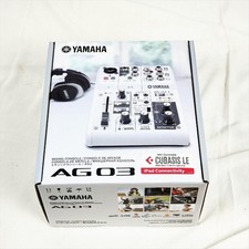 YAMAHA Webcasting Mixer Audio Interface 3 Channel AG03 Music Production