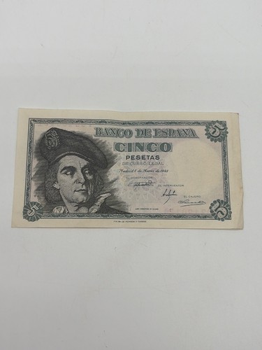 Billet espagne pesetas 1948 - billet, 5