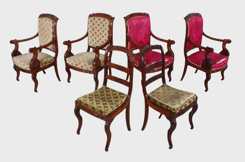 Salon louis philippe - en, acajou