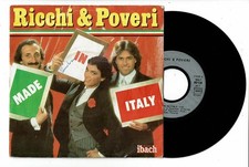 RICCHI & POVERI Disque 45T SP 7" Vinyle MADE IN ITALY - QUESTA SERA -IBACH 60128
