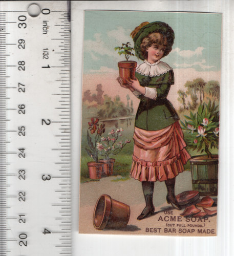 Acme bar soap girl - girl, with