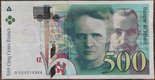 Billet de 500 francs Pierre et