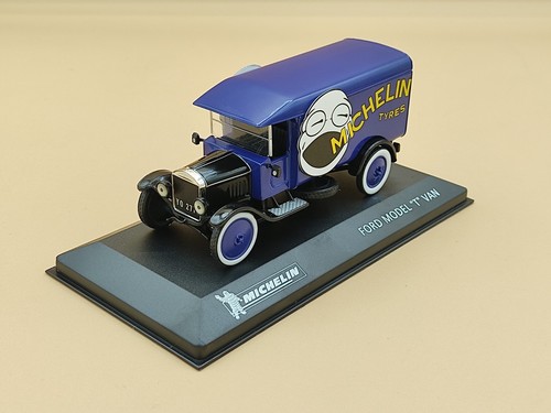 Ford model van bleu - 1/43,