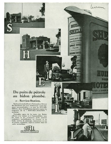 Publicité ancienne shell - publicité,