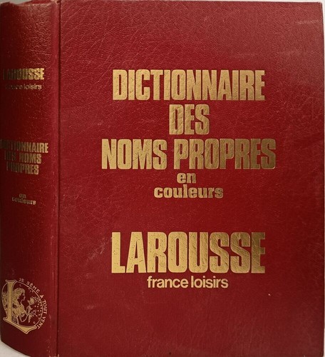 Dictionnaire des noms propres