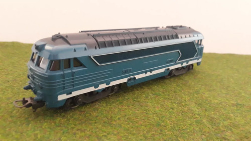 Locomotive sncf 67001 bleue - locomotive, au