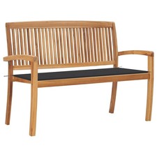 Bois teck massif banc - bois,