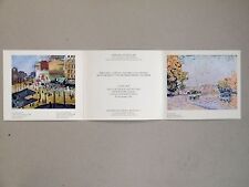 VUILLARD BONNARD PASCIN SIGNAC DUFY impressionnisme Nabis Carton invitation