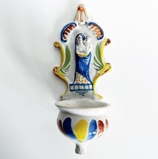 Bénitier faïence quimper