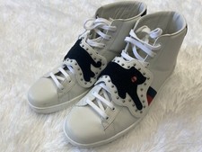 Authentic Gucci Ace High-top Black Panther Patch Stripe Calf Leather Sneakers 10