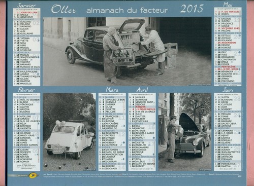 Oller calendrier almanach - calendrier, /