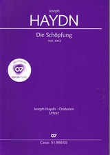 HAYDN La Création (Die Schöpfung). Partition Piano-Chant. Ed. CARUS. 160 pages