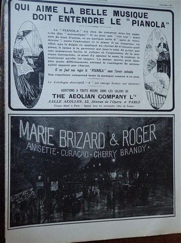 Marie brizard pianola - brizard, +