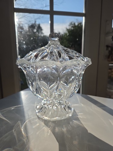 Grande bonbonnière cristal - bonbonnière, en