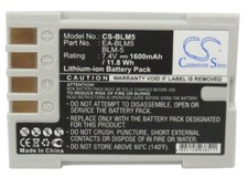 Batterie 1600mAh type BLM-5 EA-BLM5 Pour Olympus E3, E30, E5