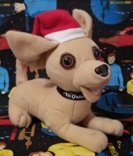 Taco Bell Santa Hat Christmas Chihuahua Dog Plush No Sound 