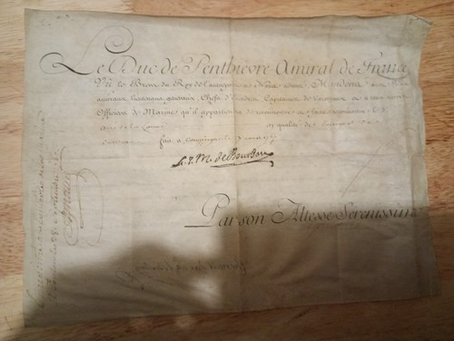 Parchemin ancien manuscrit - ancien,