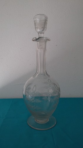 Ancienne carafe verre cristal - carafe,