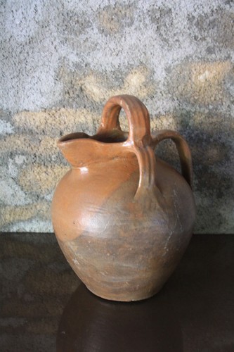 Cruche ancienne terre cuite - cruche,