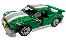 Lego 6743 Creator Racer Street Speeder 3 en 1  complet à 100 % de 2009 -C215