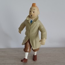 Rare Figurine Porte-clé TINTIN - TINTIN MARCHANT - 9cm