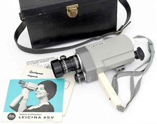 CAMERA FILM 8 MM CINEMA LEICINA LEITZ 8 SV ZOOM VARIO 1,8 7,5-35 MM CELLULE