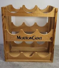 Casier Range 9 Bouteilles Mouton Cadet En Bois Naturel 