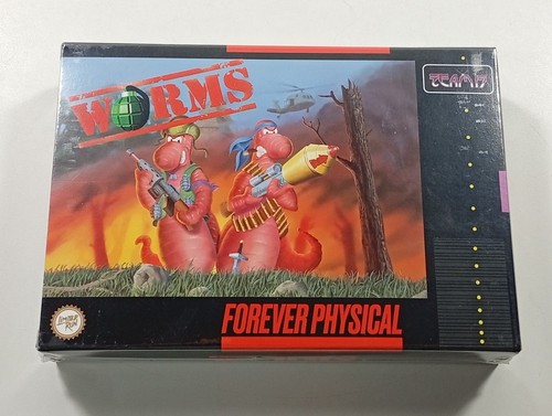 Worms super nintendo - super, (snes)