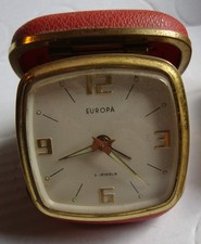 ANCIENNE PENDULETTE DE VOYAGE  " EUROPA "