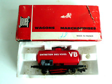 JOUEF  "HO"   WAGON CITERNE NETTOYEUR DE VOIE   BON ÉTAT NON TESTÉ  ANNÉES 60