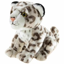 Heunec Animaux menacés Léopard des neiges, doudou, peluche, animal en tissu, ...