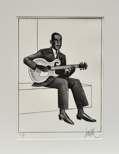 Loustal bluesman - ., "bluesman"