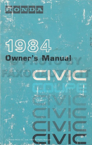 1984 honda crx - honda, owners