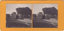 Compiègne Porte Chapelle France STEREO Vintage Argentique ca 1900