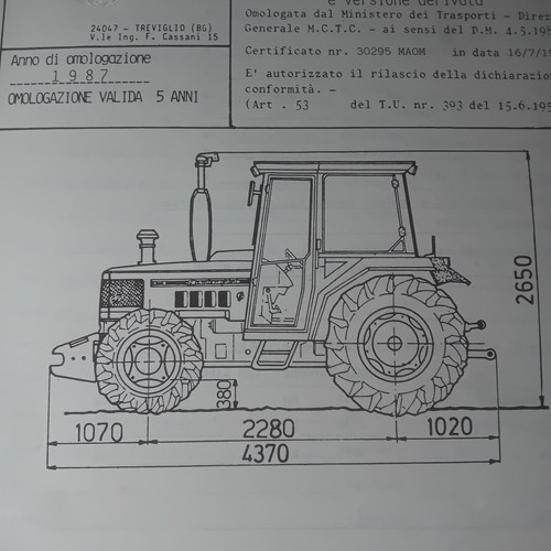 Fiche technique tracteur - fiche,