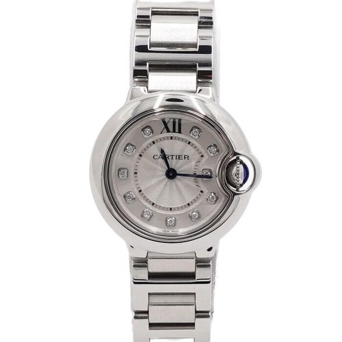 Cartier ballon bleu 28mm steel - cartier,